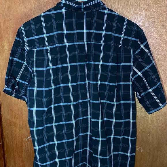 George Medium Black & White Button Down - Picture 2 of 3